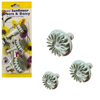 Плунжер кондитерський для печива/мастики "Sunflower" 3пр/наб 21*9см R32642