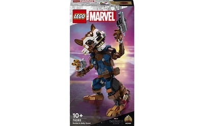 Конструктор Lego Marvel Ракета и малыш Грут, 566 деталей 76282