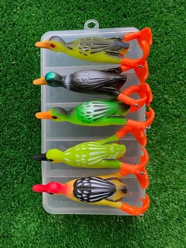 Набор Воблеров Утка Fishing Gear Suicide Duck 85mm\12g 5шт+коробка (971-н)