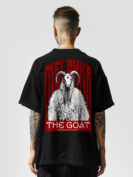 Футболка чоловіча оверсайз Dubhumans Melanka Чорний XL-2XL (MLK-TMO-B-XL2XL)