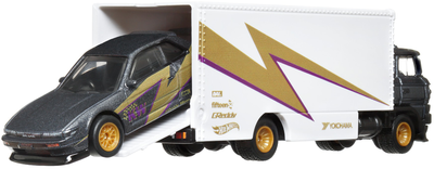 Kolekcjonerski samochodzik Hot Wheels Nissan Silva S13 i transporter Sakura Sprinter z serii Car Culture (194735102334)