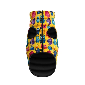 Курточка для собак WAUDOG Clothes малюнок Мохнаті монстри L55 В 77-80 см С 50-55 см