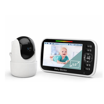 Видеоняня Baby Monitor SM651V с камерой, ночным видением, двусторонней аудиосвязью и датчиком температуры +ЖК дисплей