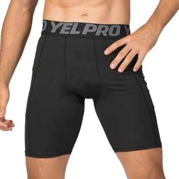 Чоловічі тайтси U-Power Top YEL PRO M Black