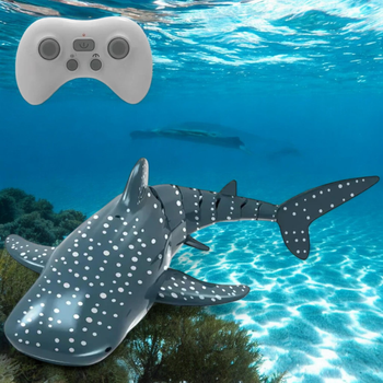 Робот Тигровая Акула 0457 Toys Swim Whale Shark аккумулятор 3,7 V звуковые и световые эффекты на радиоуправлении