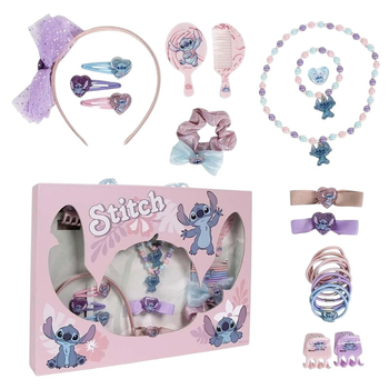 Szczotka do włosów Cerda Disney Stitch z akcesoriami (18445484394723)