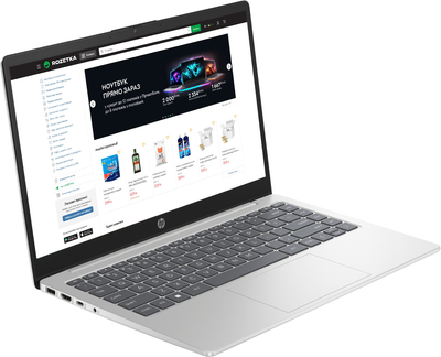 Ноутбук HP Laptop 14-ep1014ua (B09ZPEA) Natural Silver