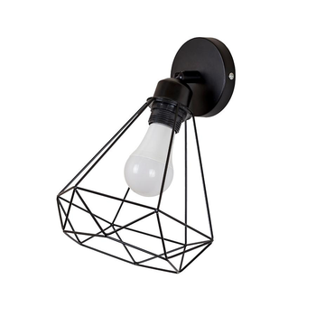 Светильник бра Levistella 752W2019F1-1 BK+BK металлический с плафоном Черный (134-16-LVS4652)