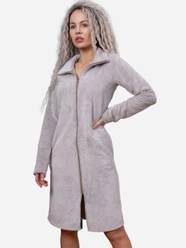 Халат женский теплый зимний Leinle Havana Brown 1634 S Бежевый (4821634902032)
