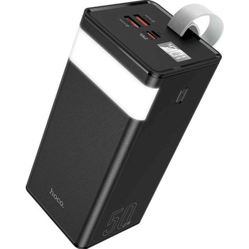 Зовнішній портативний акумулятор Павербанк HOCO J86A Powermaster 50000mAh 22.5W 2USB/1Type-C із швидкою зарядкою QC3.0+PD3.0 Black
