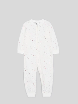 Піжама H&M 50см молочний зірки 111271123502