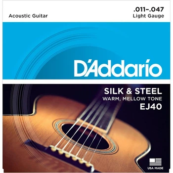 Струны DAddario EJ40 Silk & Steel 11-47 Light