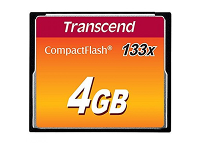 Карта пам'яті Transcend 4 GB 133X CompactFlash Card (TS4GCF133)