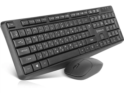 Комплект (клавіатура та миша) REAL-EL Kit 551W Black USB (EL123100048)