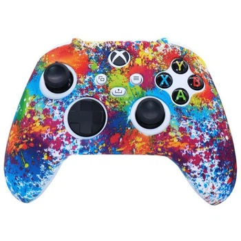Силиконовый чехол для джойстика Xbox Series S / X (принт multicolor)