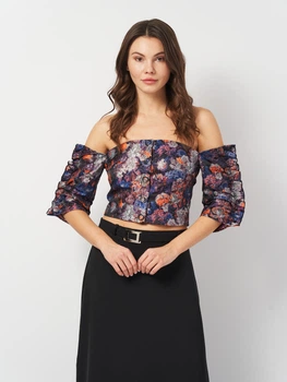 Топ женский H&M 0571041_01 40 Фиолетовый (KAY2000000878478)