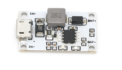 Плата быстрой зарядки 2S литиевой батареи, 4.6-5.5В, 2А - Micro-USB