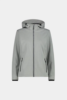 Жіноча куртка СМР JACKET ZIP HOOD SOFTSHELL 34A3096-U439-36 Сірий
