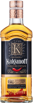 Настоянка KALGANOFF Калганова з перцем 0.5 л 40% (4820210842292)