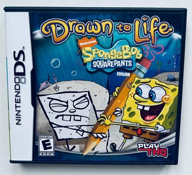 Drawn to Life: Spongebob Squarepants Edition, английская версия - картридж для NintendoDS, Б/У