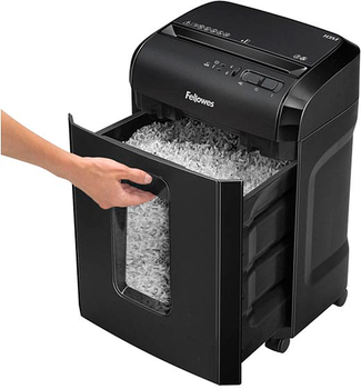 Шредер Fellowes 10M 8 листов 2x12 мм 19 л (F.U4630601)