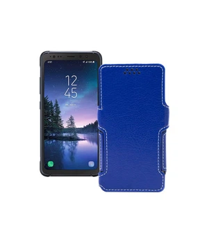 Чохол-книжка з екошкіри для телефону Samsung Galaxy S8 Active (S892) Синій