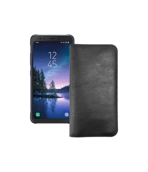 Портмоне з екошкіри для телефону Samsung Galaxy S8 Active (S892) Чорний