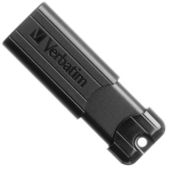 Флеш память USB Verbatim PinStripe 16GB USB 3.2 Gen1 Black (49316)