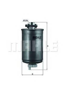 Топливный фильтр Knecht/MAHLE (KL75)