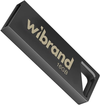 Флеш пам'ять USB Wibrand Stingray 16GB USB 2.0 Grey (WI2.0/ST16U5G)