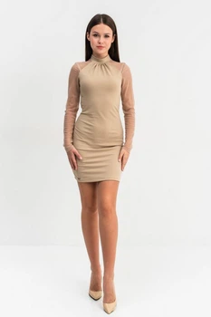 Плаття Suzie пд10780 бежеве 164
