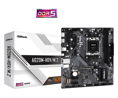 Материнская плата ASRock A620M-HDV/M.2+ s-AM5