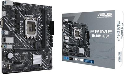 Материнская плата Asus Prime H610M-K D4 s-1700