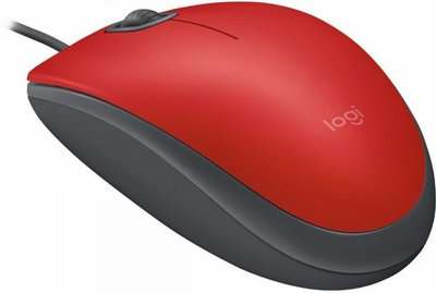 Мышь компьютерная Logitech M110 Silent Red (910-005489, 910-006759)