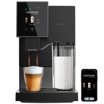 Кофемашина CECOTEC Cremmaet Compactccino Connected Black Silver