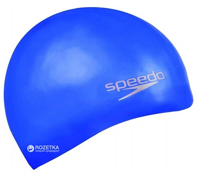 Шапочка для плавания Speedo Plain Moulded Silicone Junior Cap 8-709900011 Dark Blue (5014991588398)