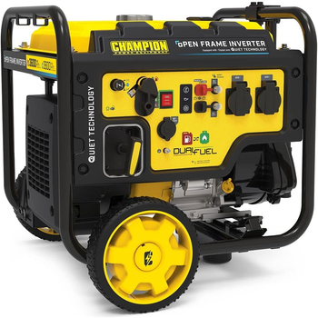 Генератор инверторный газ/бензин Champion 3.6 кВт (CPG4000DHY-DF-EU) двухтоплевный LPG Dual Fuel
