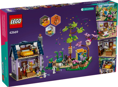 Конструктор LEGO Friends Бджолиний будинок і квітник 1161 елемент (42669)