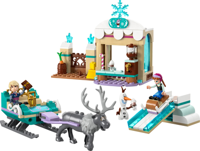 Zestaw klocków LEGO Disney Princess Przygoda Anny na sankach 192 elementy (43256)