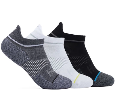 Шкарпетки Hoka No-Show Run Sock 3-Pack 2024 34-38 White/Black/Grey (1092-195719090876)