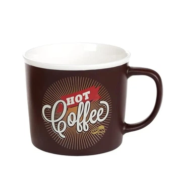 Набор кружек фарфоровых Hot Coffee 380 мл 4 шт. 930-010-1