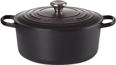 Garnek LeCreuset Signature okrągły czarny 26 cm (0024147260905)