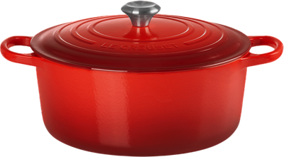 Каструля LeCreuset Signature кругла вишнева 30 см (0024147261148)