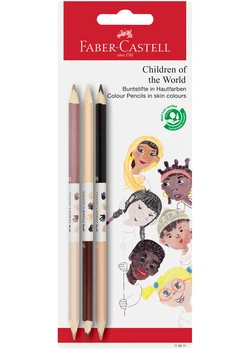 Набор карандашей 6 цв. FABER CASTELL двусторонние телесные (116511) 4005401165118