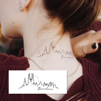 Тимчасове тату Arley Sign Барселона (7026) 2шт.