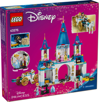 Конструктор LEGO Disney Princess Замок Попелюшки і карета 596 елементів (43275)