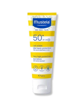 Сонцезахисний лосьйон для дітей з народження і всієї сім'ї Mustela Bebe Sun Lotion SPF 50+ 40 мл