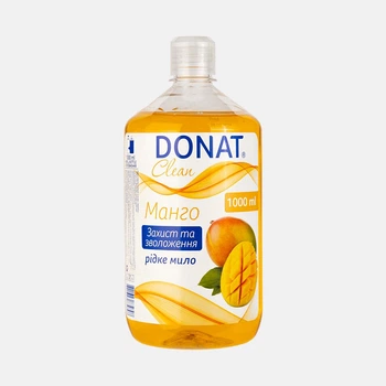 Рідке мило Donat Clean з ароматом Манго фліп-топ 1л (834898)