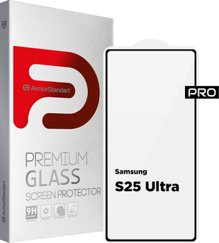 Захисне скло ArmorStandart Pro для Samsung Galaxy S25 Ultra Black (ARM81613)