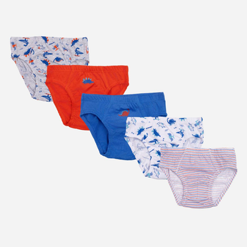 Набір трусів дитячий 5 шт OVS Pk 5 Briefs Blu/Arancion 1815501 116 см Blue/White/Orange (8056781467527)